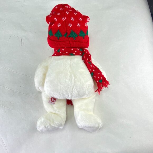 Vintage TY 1999 Beanie Baby Buddies Collection Snowboy Snowman Plush - Picture 3 of 11